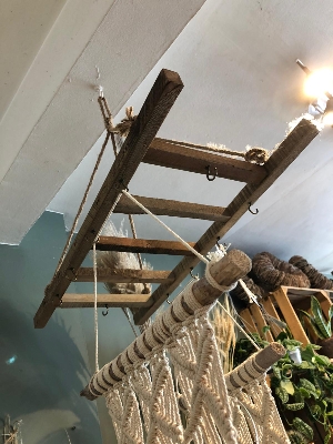Wooden Hanging Ladder