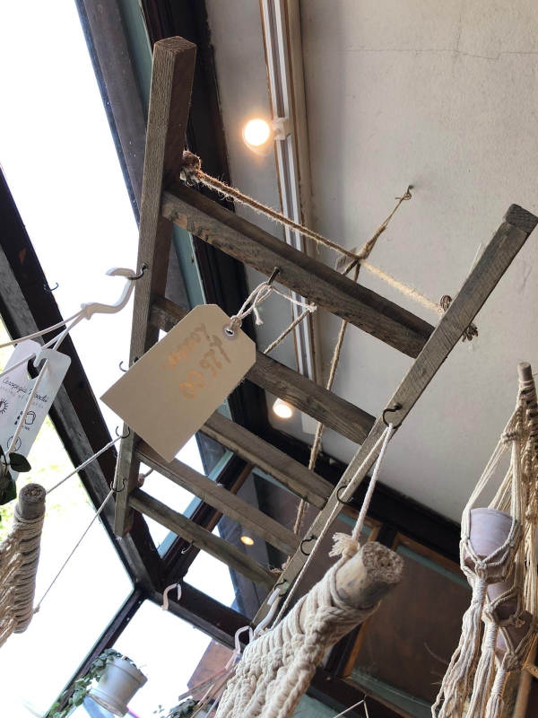 Wooden Hanging Ladder